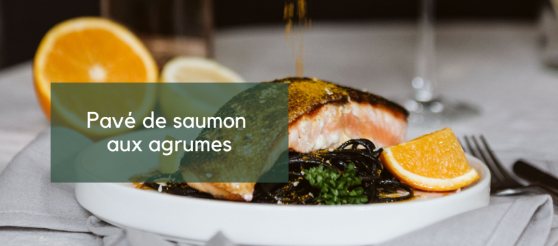 Pavés de saumon aux agrumes